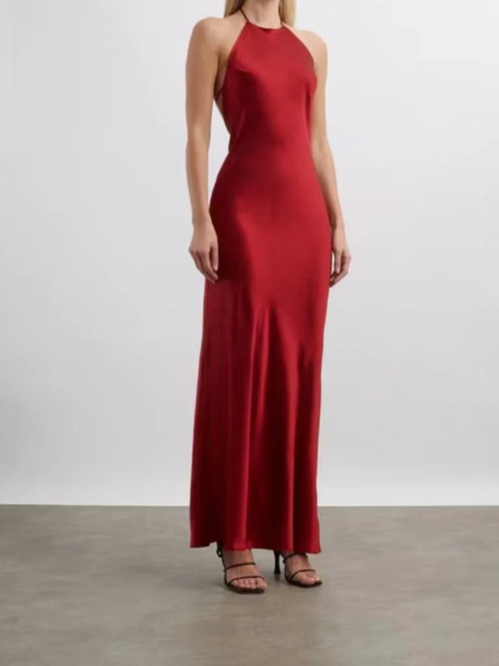 Reformation NWT Jeany Silk Dress Sangre XS MSRP $348 - Picture 2 of 10